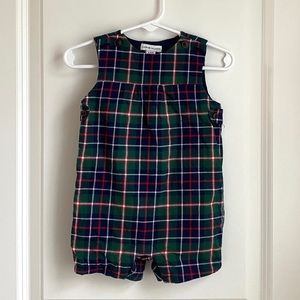Janie and Jack Plaid Shortall